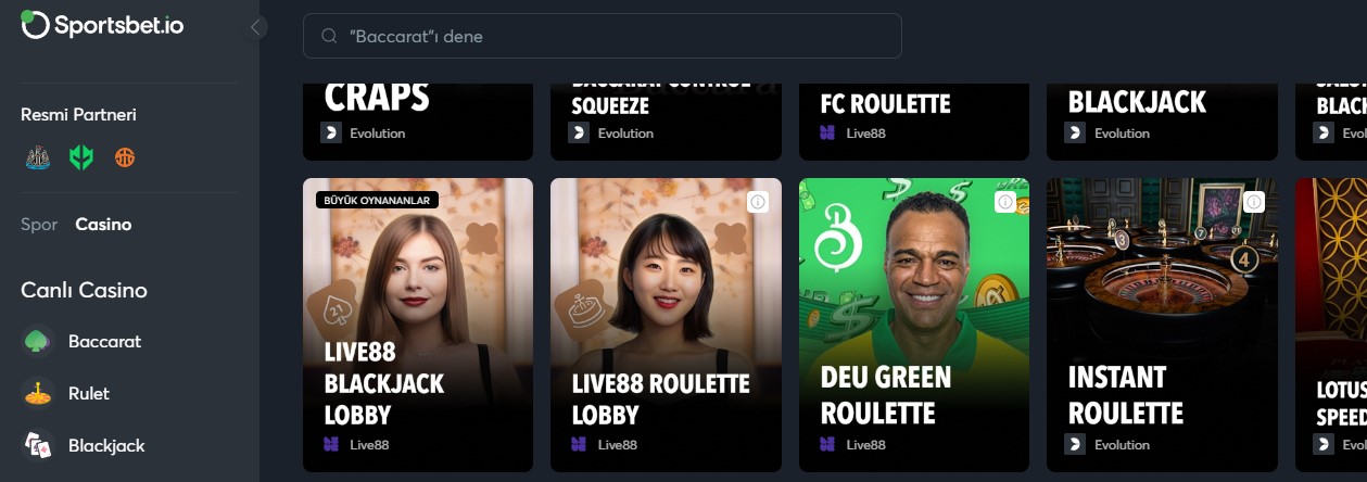 Sportsbet Rulet Oyunu